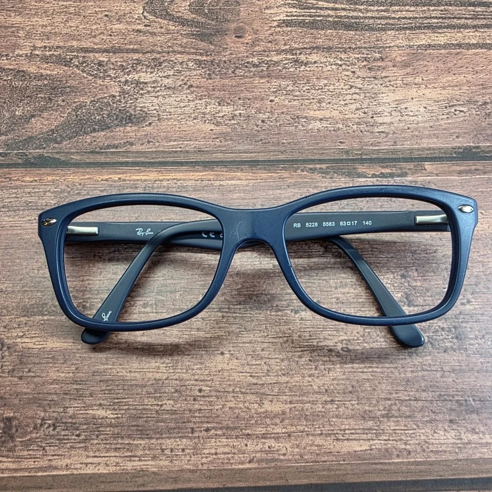 Ray-Ban RB 5228 5583 Matte Navy Blue Eyeglass Frames 53-17-140